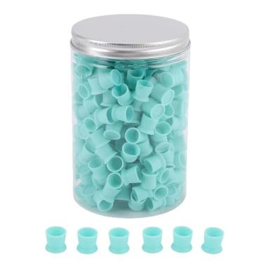 Imagem de TARSHYRY Copos de Tinta de 300 Unidades para Maquiagem Permanente de Tatuagem, Tampas de Pigmento de Silicone para Tinta de Sobrancelha, Lábios e Delineadores, Suportes de Pigmento de