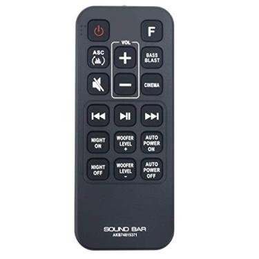 Imagem de AKB74815371 Controle remoto de substituição adequado para sistema de alto-falantes LG Sound Bar SL3D SPH4B-W SJ4 SJ3 SPJ4B-W SK4D SPJ4BW SPH4BW