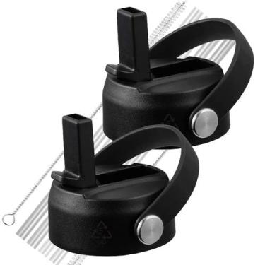 Imagem de Tampa de palha LLCJYYCY para Hydroflask Wide Mouth 20 32 40 onças, pac