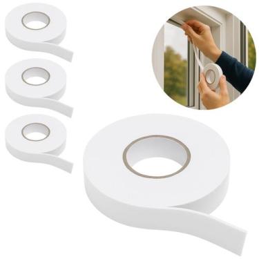 Imagem de 3 Fita Dupla Face Espuma Banana 18mm x 3,8m Veda Fresta - Top