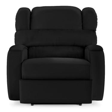 Imagem de Poltrona Do Papai Sala De Cinema Reclinável Manchester Elétrica Massagem Usb Pu Preto