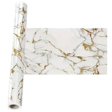 Imagem de Papel de Parede Adesivo Autocolante Flexivel Marmore Reparo Obra Refor