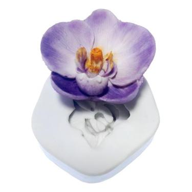 Imagem de Molde De Silicone Orquídeas 5,0 cm Flor Confeitaria Resina Biscuit Art