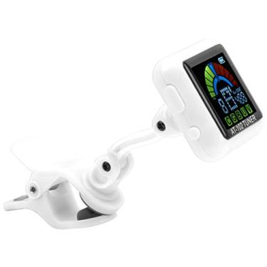 Imagem de RiToEasysports Afinador de Guitarra Compacto para Músicos de Todos Os Níveis, Bateria Recarregável USB Preta/ABS/1 Unidade (AT-102 branco)