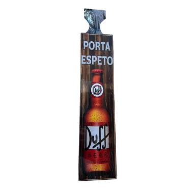 Imagem de Porta Espetos De Churrasco Rústico Decor - Cerveja Duff Beer