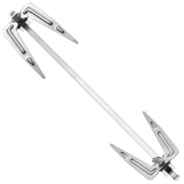 Imagem de FRCOLOR Garfo De Aço Inoxidável Para Fritadeira A Ar, Acessórios E Peças Reposição, Universal Grelhar Frango Assado, 9,8 Pol X 1,9 Pol, Prateado