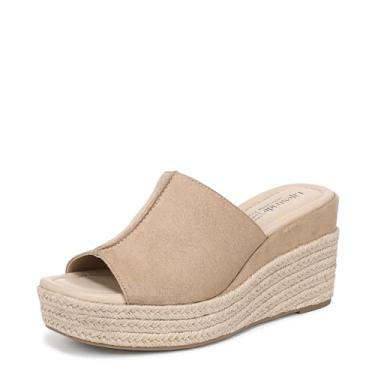 Imagem de LifeStride Sandália feminina Haute Espadrille Wedge, Biscotti Bege, 7.5 Wide