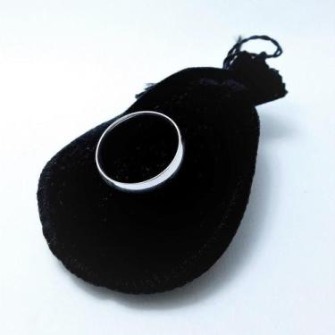 Imagem de Aliança Compromisso 5Mm Prata Antialérgica Namoro Al005A1 - Wnbijouter