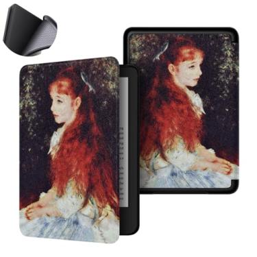 Imagem de Yzlvigrous Capa para Kindle 11th Gen 2024/2022, Casca Traseira de TPU Suave com Sono Automático e Despertar, Modelo Compatível com Tampa de 6 Polegadas: RS23CV/C2V2L3