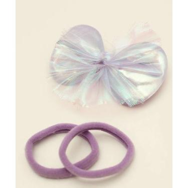 Imagem de Kit 3 Peças Presilhas E Elásticos De Cabelo Infantil M-00004 - MARISA,