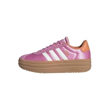 Imagem de adidas Tênis infantil unissex Vl Court Bold J, Rosa Bliss/Off White, 20