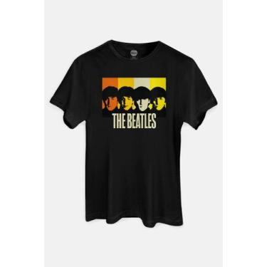 Imagem de Camiseta The Beatles Yellow - Piticas, XG, Preto, Unissex