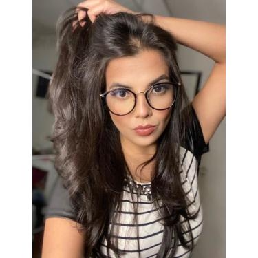 Imagem de Armação Receituário Óculos Grau Feminina Olívia  Óculos Sunrise, Preto