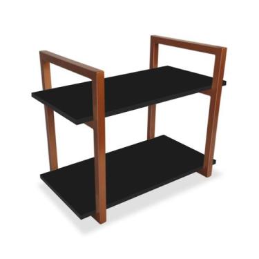 Imagem de Prateleira Milazzo Nicho Design Industrial Cobre e Preto - Genus Móvei