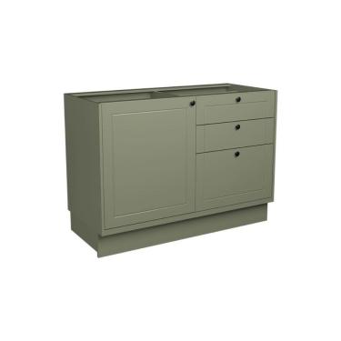 Imagem de Balcão De Cozinha évora Ph 3117 C- 1 Porta 3 Gavetas E Divisor De Talheres S- Tampo 120cm Verde - Herval