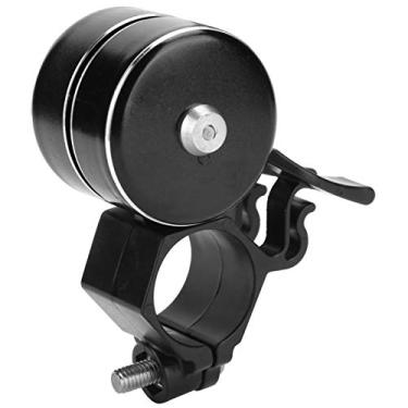 Imagem de KIMISS Campainha de Bicicleta de 120dB Com Alarme de Clique Duplo, Campainha de Segurança de Guiador Com Som Alto e Nítido para Bicicletas de Montanha, Estrada e Cidade (Preto)