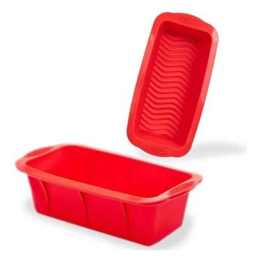 Imagem de Kit 2 Formas de Silicone para Air Fryer Reutilizáveis com Alça | Antiaderente, Resistente ao Calor, Uso em Forno e Micro-ondas | Fácil de Limpar e Ecológico