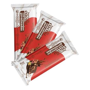 Imagem de Kit 3X: Barra Cacau E Castanhas S/Glúten Vegano Uncooked 30g