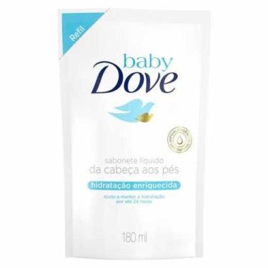 Imagem de Sabonete Líquido Dove Baby Hidratação Enriquecida Refil 180Ml