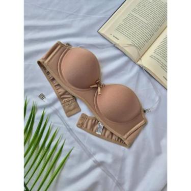 Imagem de Sutiã sem alça Pala Sutiã Bojo Com Alça Silicone Roupa Íntima Feminina