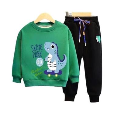 Imagem de Conjunto De Roupas Infantis De Outono Para Meninos E Meninas Com Estam