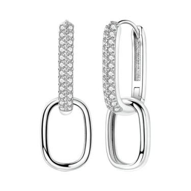 Imagem de Brinco original 925 prata esterlina cereja arco pendientes para mulher