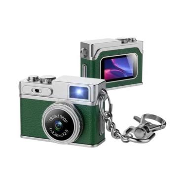 Imagem de Câmera Digital Mini Retrô 1080P Gravador De Vídeo Com Luz LED Tela IPS