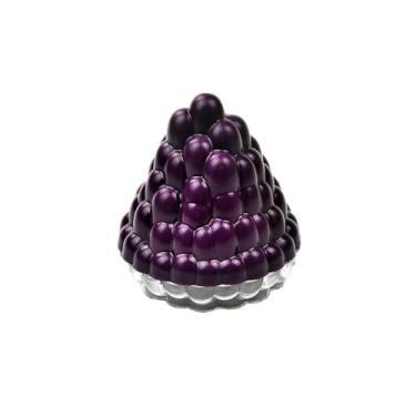 Imagem de Caixa de armazenamento plástica em forma legumes e frutas para cozinha fofa porta-crisper recipiente com tampa transparente PP refrigerador