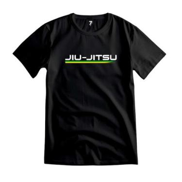 Imagem de Kit 5 Camiseta Jiu Jitsu Brasil Infantil Algodão Várias Cores - Sete S