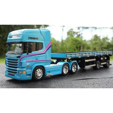 Imagem de Scania 60 anos com grade baixa 2 eixos Escala 1:32 - Diesel Miniaturas
