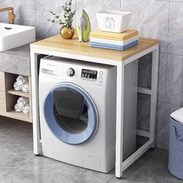 Imagem de Armário De Máquina De Lavar Tambor, Prateleira De Lavanderia, Unidade De Prateleira De Máquina De Lavar Roupa Prateleira De Armazenamento Para Banheiro Cozinha Varanda Lavanderia, A, Size