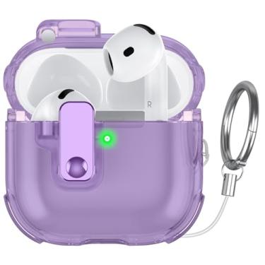 Imagem de FNDMIL Capa para AirPods 4, roxa