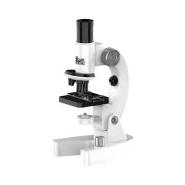 Imagem de Microscópio Biológico HD Para Crianças Com Luzes LED 4800X De Ampliaçã