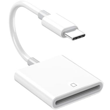 Imagem de [Certificação Apple MFi] Leitor de cartão USB-C para SD, adaptador de cartão SD tipo C com slot de memória SD para iPhone 15 16 17/iPad/MacBook/Mac, visualizador de câmera de trilha de alta velocidade