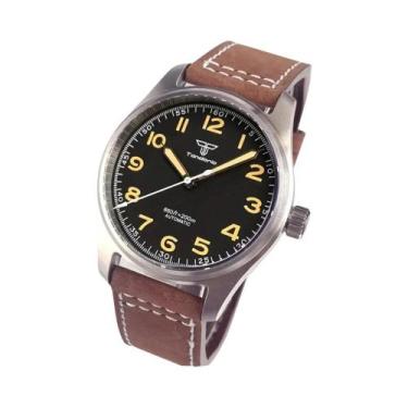 Imagem de Relógio De Mergulho Masculino 39mm Pilot Aviator Miyota8215 Automático