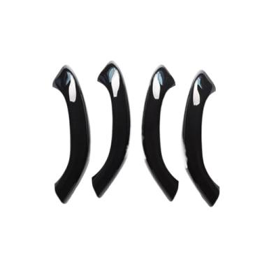 Imagem de Maçaneta interna esquerda e direita para porta de carro, compatível com bmw x1 x2 f48 f49 f39 2016-2020, substituição de acabamento da tampa externa(Piano black 4)