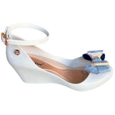 Imagem de Sandália Feminina Anabela Miss Miss Laço Jeans Blogueiras-Feminino