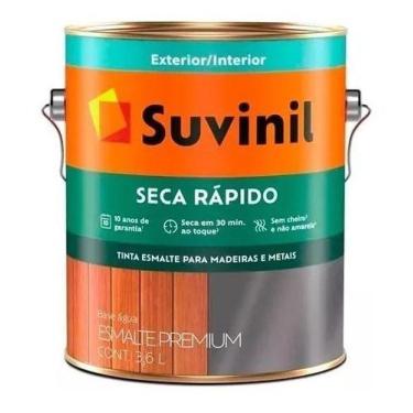 Imagem de Tinta Esmalte Base De Água Branco Acetinado Suvinil 3,6 Lt