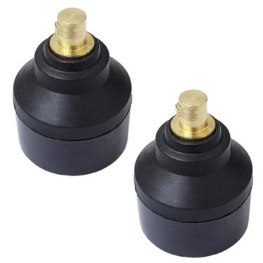 Imagem de 2 conectores adaptadores de latão 10/25 macho para 35/50 fêmea, adaptador de conector de tocha de soldagem TIG para soldagem e conjunto de máquinas de corte a plasma