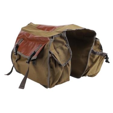 Imagem de aqxreight Bolsa de Selim de Bicicleta de Grande Capacidade Bolsa de Rack Traseiro de Bicicleta de Transporte de Dobrável para Viagens de café portátil. (Café)