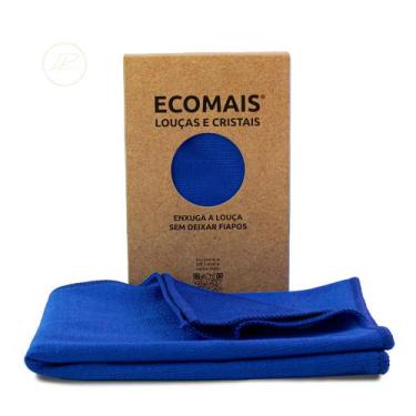 Imagem de Ecomais Louças e Cristais Para Limpeza e Enxugar, Azul