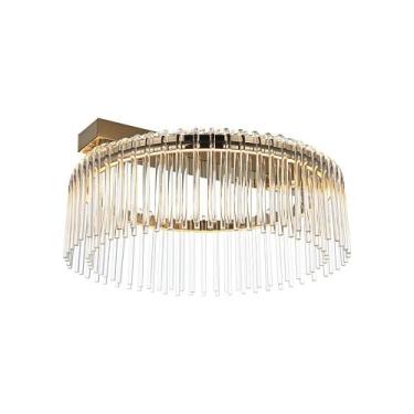 Imagem de Plafon Nordecor Gouli 2894 50Cm Led Bivolt Ouro Brilho - MBLED/NORDECO