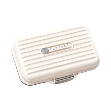 Imagem de Caixa Compacta De Armazenamento Semanal De Comprimidos Com Fecho Para 