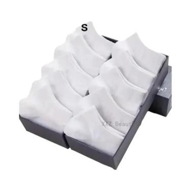 Imagem de Meias Soquete Pretas Masculinas 1/10/20/40 Pares Para Negócios E Espor