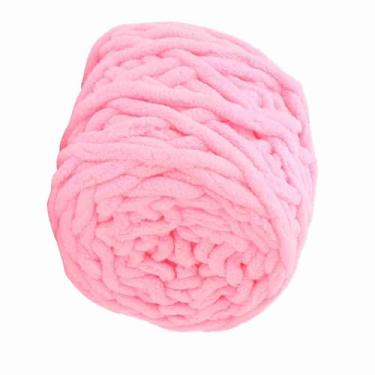 Imagem de GLOGLOW Ferramentas de tricô Fio Tecido Macio e Grosso para tricô, Ideal para Cachecóis, Xales, Suéteres e Chapéus, 12 Opções de Cores Fio de lã de Poliéster, Nan (03 rosa)
