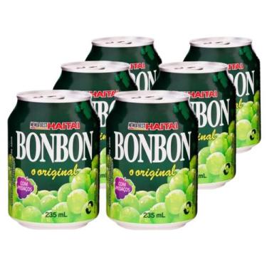Imagem de Suco de Uva Bonbon com Pedaços Importado 235 ml - 6 Unid