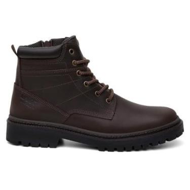 Imagem de Bota Adventure Masculina VNT em Couro Legítimo Resistente com Palmilha EVA Confortável-Masculino