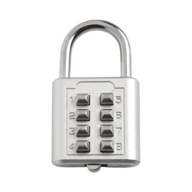 Imagem de Cadeado Inteligente À Prova d'Água Com Combinação De 8 Dígitos Em Liga