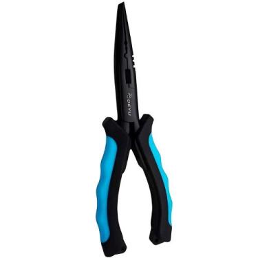 Imagem de Alicate Para Pesca Com Cabo Emborrachado Antideslizante DF0703 20cm - 