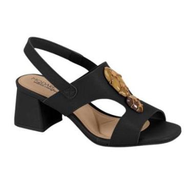 Imagem de Sandalia Feminina Modare Ortopedica Conforto Detalhes Pedraria Elastico Ref: 7172.127-Feminino